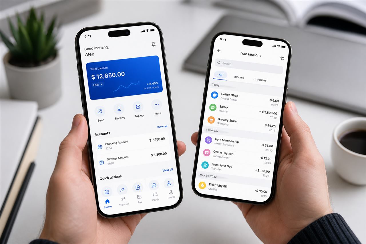 Fintech mobile application